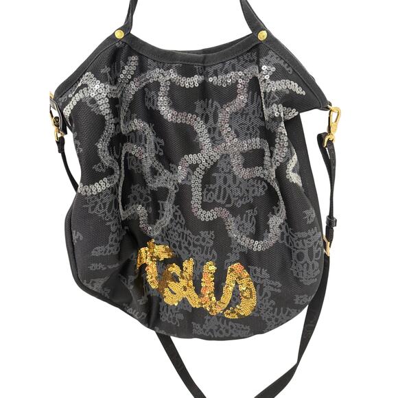 Tous Handbags - Tous black sequined handbag